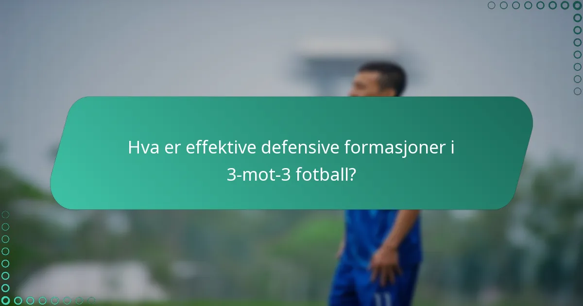 Hvordan kan lag utvikle angrepsstrategier i 3-mot-3 fotball?