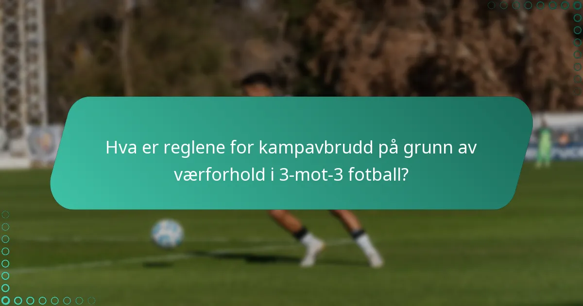 Hva er sikkerhetsanbefalingene under ugunstige værforhold?