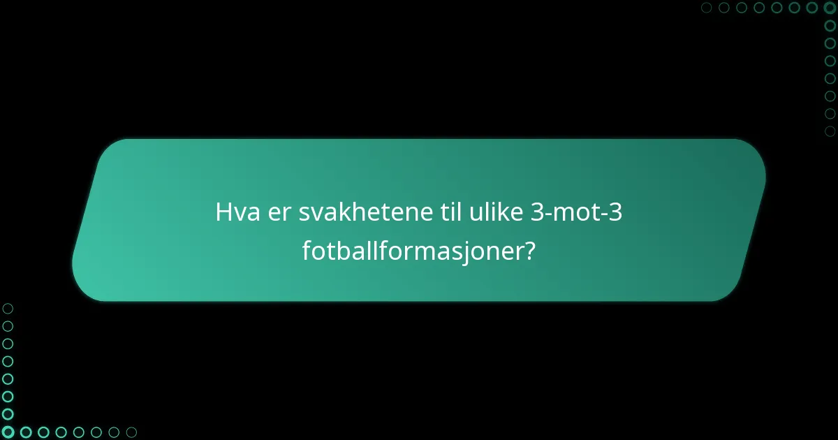 Hvordan justere taktikk under en 3-mot-3 fotballkamp?